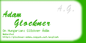 adam glockner business card
